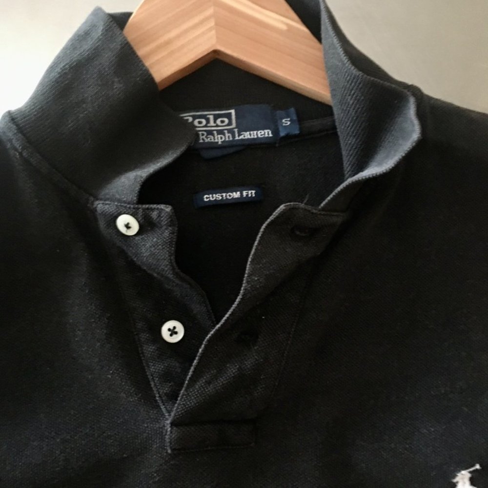 Ralph Lauren Polo Shirt with White Logo Details